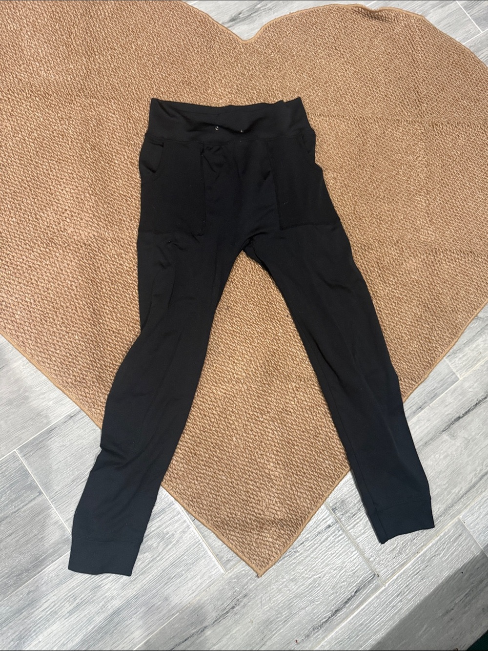 Copper Key Black Leggings with Front Pockets